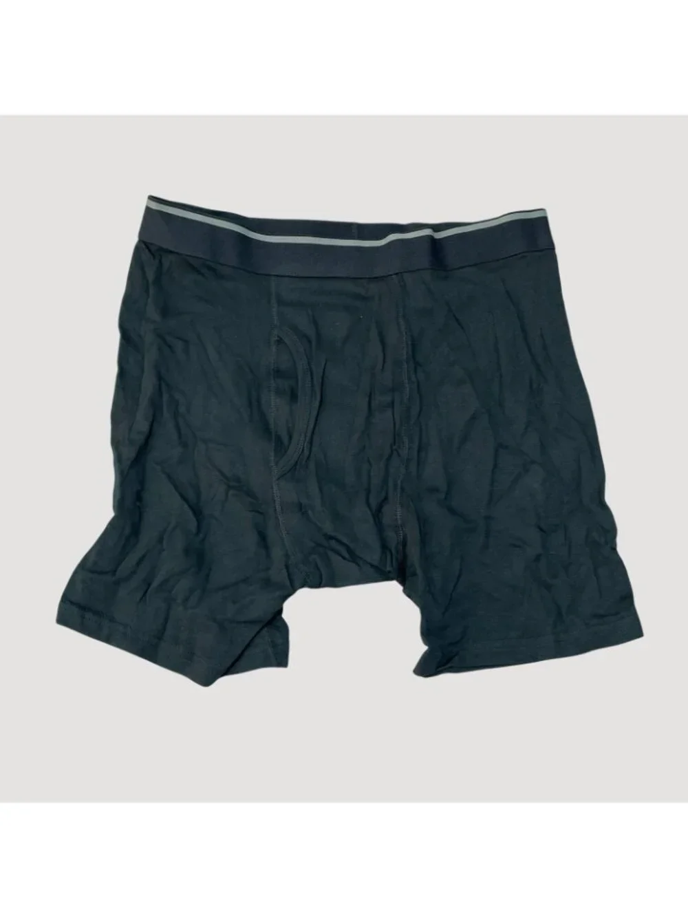 NWT Kirkland Signature Men's L Black 4-Pack Supima Cotton Boxer Briefs